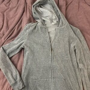 Old navy velour like zip up